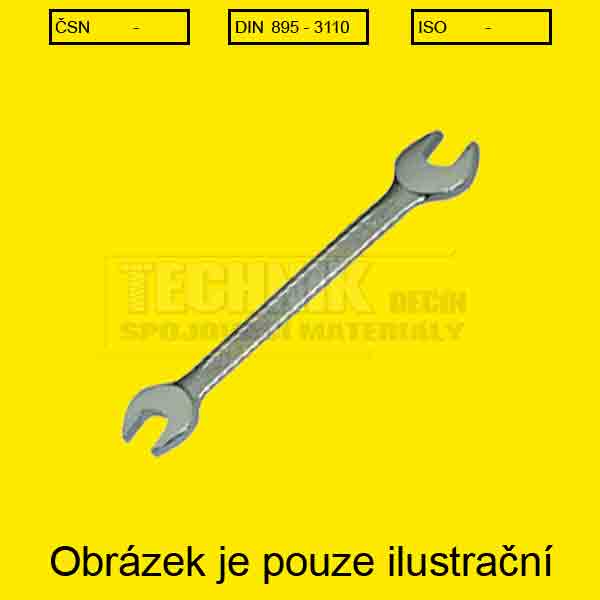 Din 895-3110 ploché oboustr.