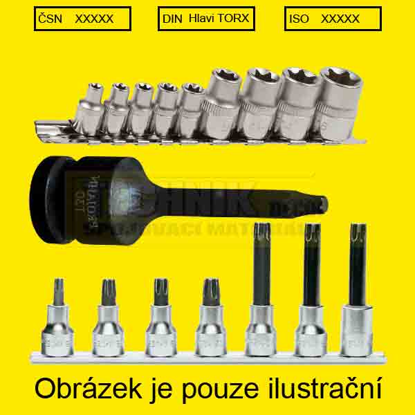 Hlavice nástrčné  TORX