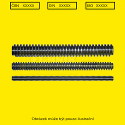 32x1250x6  trapez          Din 103  Závitová tyč