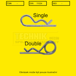 Závlačka  2.0  A2          Din 11024  single AN 8273