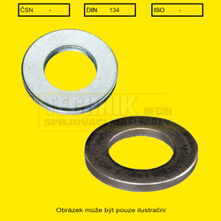 Podložka  6.4  Zn          Din 134 se zvětšeným vnějším průměrem