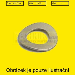 Podložka  4.3  Zn ECO  1733  Din 137B pružná prohnutá zvlněná