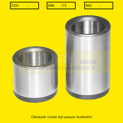 Pouzdro vrtací s nákružkem 17/26x16  ČSN  DIN172  ISO