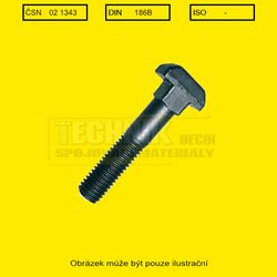 12x40          1343  8.8  Din 186 (188, 261) T hlava a 4hran