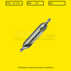 Vrták  1.60mm  ČSN 22 1110  Din 333 středící 60" A