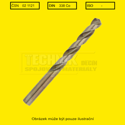 Vrták  2.0mm  cobalt          1127  Din 338          HSSCo5 - Typ N