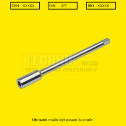 Nástavec závitníku M  4.5-M  8 prodloužený 110mm  Din 377 ČSN 241151