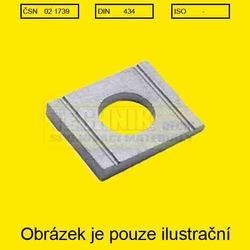 Podložka  9  A2          1739  Din 434  U, I pro M  8