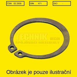 PK 125          2930  Din 471 pro hřídel