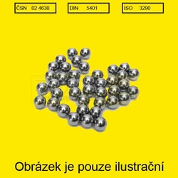 Kulička ložisková 15.000 mm          02 4630  Din 5401A 