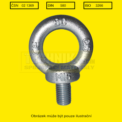 7/8"          1369  Din 580  BSW -    (22.2mm) - 9 závitů/1"    šroub závěsný