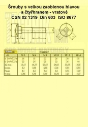 v  6x120  Zn          1319  4.6  Din 603          vratový