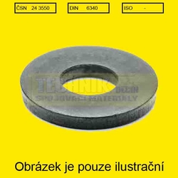 Podložka 13.0x35x5.0  Zn          24 3550  Din 6340 pro pevnostní spoje  Upínací nářadí