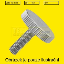 6x12  Zn          1162  Din 653 s nízkou rýhovanou hlavou