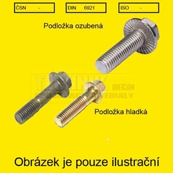 8x25  Zn          Din 6921  8.8  s podložkou hladkou