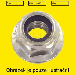 M 10  A4          Din 6926  samojistná s límcem ozubeným