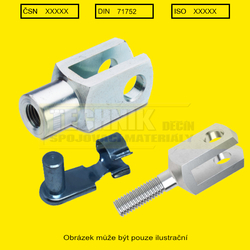 Čep vidlicový 12x48  Zn          DIN 71752ES šroub