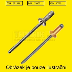 Nýt trhací Cu/St 3.0x 6          Din 7337A