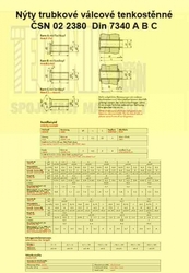 Nýt trubkový Ms  5.0x 9          2380  Din 7340