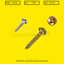 DP  4.0x 25          Zn  Din 7505B vrut do dřevotř půlkulatá hlava POZIDRIVE