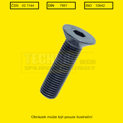 Imbus 1/4x1/2"          Din 7991 12.9 BSW  (6.35x13mm) - 20 závitů/1"