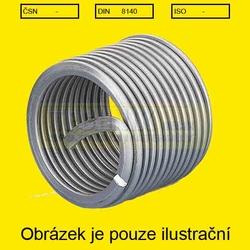 Vložka závitová  5x0.8x1.0D (L-5mm)  A2 na svíčky          Din 8140 HELICOIL FORM A