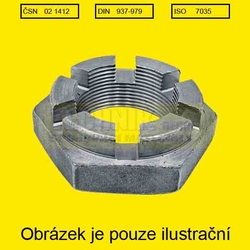 M 27          1412  4.8  Din 937(Din 979) matice korunková NÍZKÁ