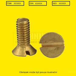 8x25  Ms          1151  Din 963  zápustná - průběžná drážka