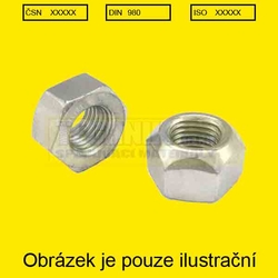M 24  Zn         Din 980  8.8  ISO 7042 samojist. celokovová