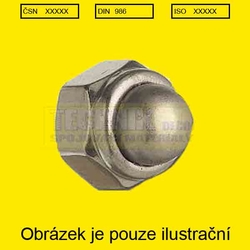 M 10  Zn          1431  4.6  Din 986 samojistná klobouková plast klobouček