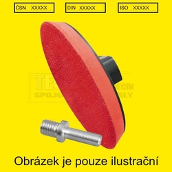 Disk unášecí  125 mm M 14 suchý zip tvrdý  