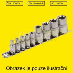 Hlavice nástrčná 1/2" 6hran  17mm  GOLA prodloužená