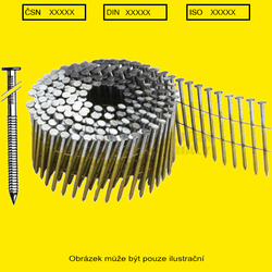 Hřebík  60x2.5  BDC          šroubový ve svitku (balení 7200ks) BEA