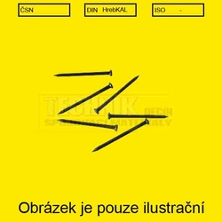 Hřebík  20x1.5  Zn          kalený plochá hlava