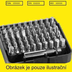 Hrot 40 TORX - 25mm bit standard 1/4 bezpečnostní s dirkou