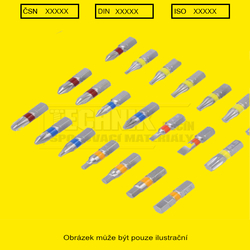 Hrot 30 TORX - 25mm bit 1/4 BAREVNÝ