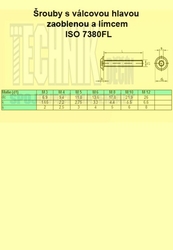 Šr.BUTTON PH+L TORX 8.8 ZB M05x016  ČSN  DIN  ISO7380