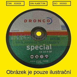 Kotouč řezný BETON 115 CS24R 3mm  DRONCO