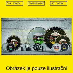 Kotouč diamantový  125x2.0x22.2 SEMBO HCO(obkladačky a kachle)