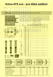 Kotva ATS  M  6x 80  D 10mm přípoj 20mm svorník a matice