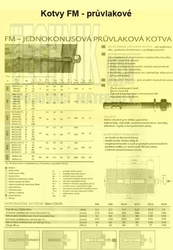 Kotva průvlaková FM 12x255-160 B  Zn  průvlaková 