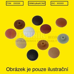 Krytka konfirmátu pr. 6.3 a 7 bílá  ČSN  DIN  ISO
