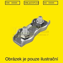 Svorka lanová  3.0mm  Zn  Duplex