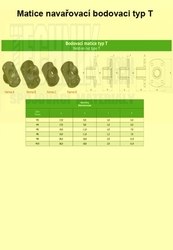 M  5x 7.5 A2          Navařovací bodovací typ T Forma A   M5x11x6.3mm  (h=7.5mm)