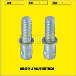 Nýt šroubový  4x14.8  Zn  0.5-3mm (délka šroubu=15mm)
