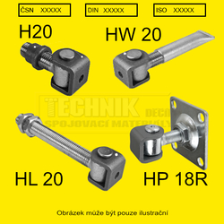 Pant stavitelný HP 20   Zn         plotna 98x98mm