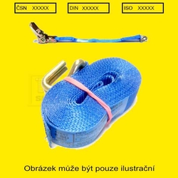 Pas upínací s ráčnou 50E-2DRSPE - 3.3m - 4t 