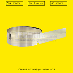 Planžeta  0.3x25x1000mm ocelová kalená