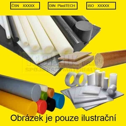 Pertinax tyč  70x1000mm  (Textit s textilem)