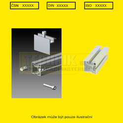 Profil Al pro M  8 L=3200x40x40mm W15 SOLAR